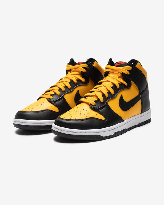 NIKE DUNK HIGH RETRO - UNIVERSITYGOLD/ BLACK/ WHITE/ RED