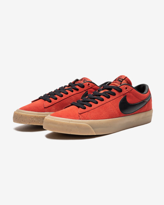 NIKE SB ZOOM BLAZER LOW PRO GT - CINNABAR/ BLACK