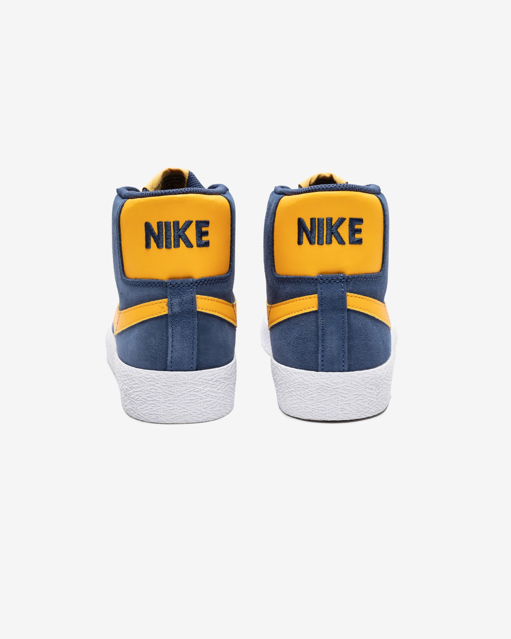 NIKE SB ZOOM BLAZER MID - NAVY/ UNIVERSITYGOLD/ WHITE