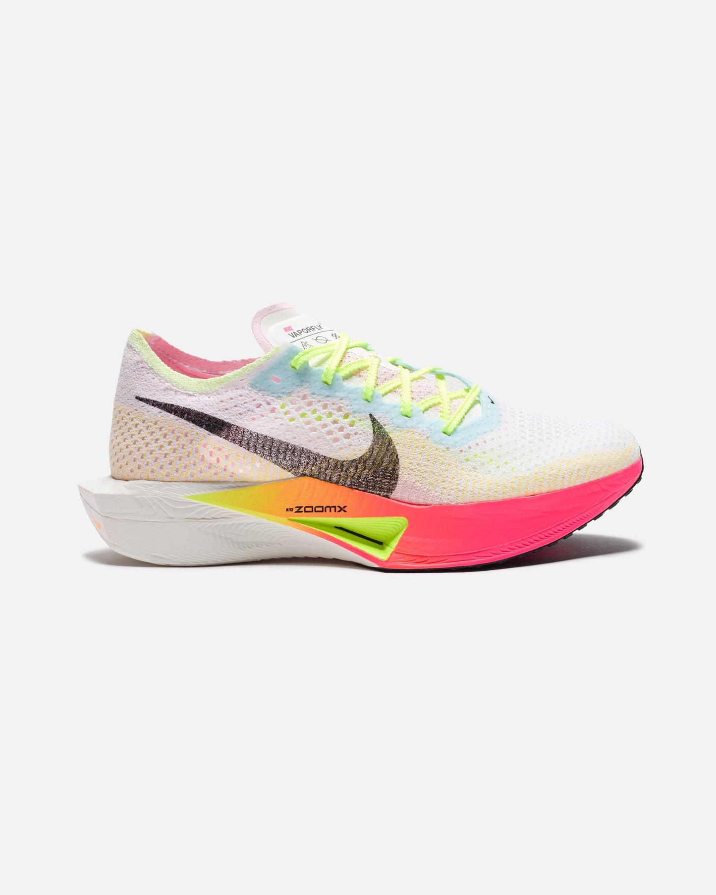 NIKE VAPORFLY 3 - MULTICOLOR/ VOLT/ HYPERPINK