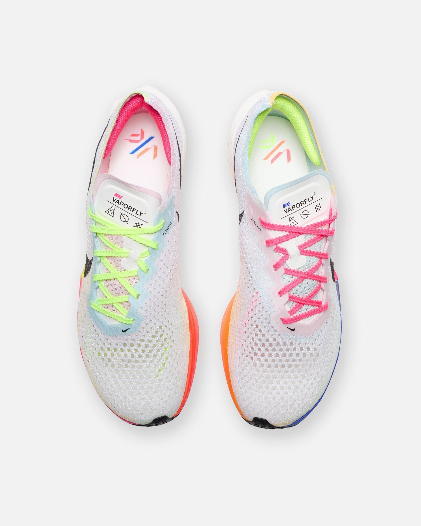 NIKE VAPORFLY 3 - MULTICOLOR/ VOLT/ HYPERPINK