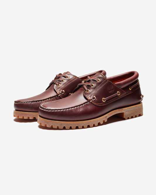 TIMBERLAND AUTHENTIC 3-EYE LUG BOOT - BURGUNDY