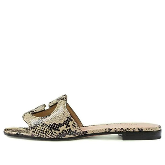 (WMNS) Gucci Cut-out Slide Sandals 'Interlocking G - Neutral' 694451-19Y00-9719