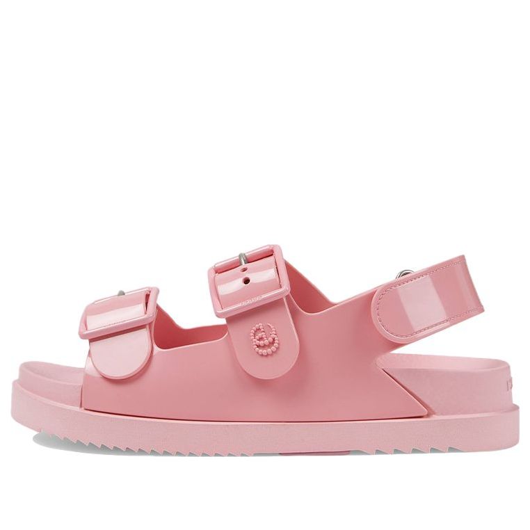 (WMNS) Gucci Rubber Slingback Sandals 'Pink' 660243-J8700-5815