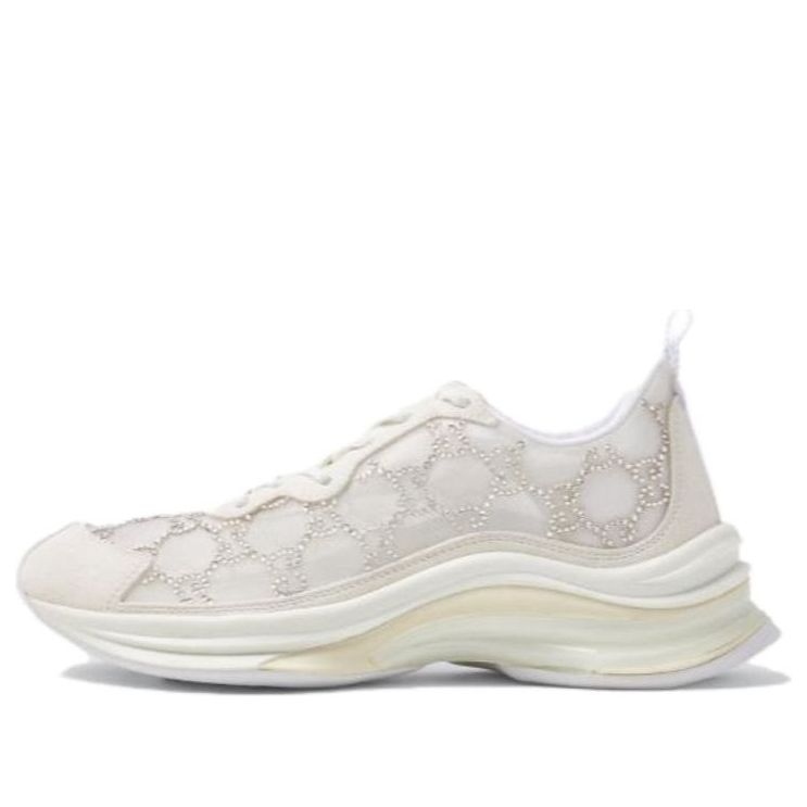 (WMNS) Gucci Run Sneakers 'White' 758088-FACG4-9086