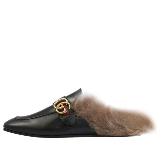 Gucci Double G Plush Slipper Black 469950-D3VU0-1065