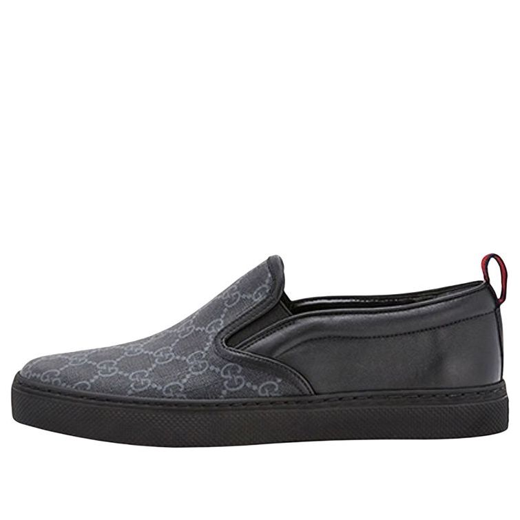 Gucci GG Supreme Slip-On 'Black' 407362-KWZK0-1082