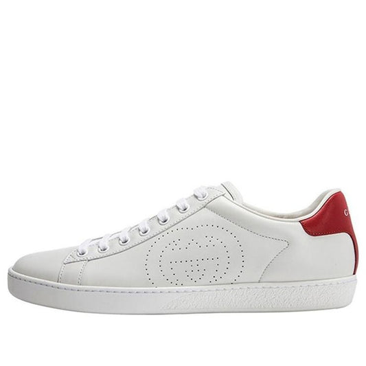 (WMNS) Gucci Ace 'Interlocking G - White Red' 598527-AYO70-9078