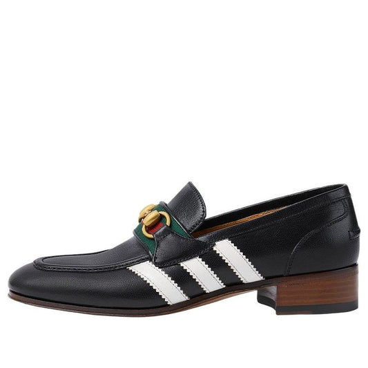 (WMNS) Gucci x Adidas Loafer 'Black Leather' 702284-1DOQ0-1061